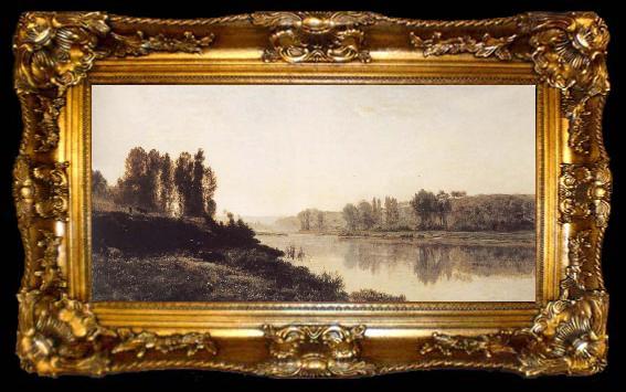 framed  Jean Baptiste Camille  Corot Souvenir of Mortefontaine, ta009-2